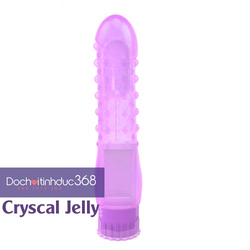 Dương vật giả Cryscal Jelly có gai giá rẻ mini 3cm